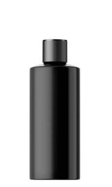 siyah plastik kozmetik şişe kapağı ile