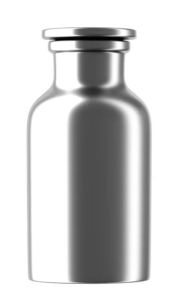 Stříbrný láhev na džus — Stock fotografie