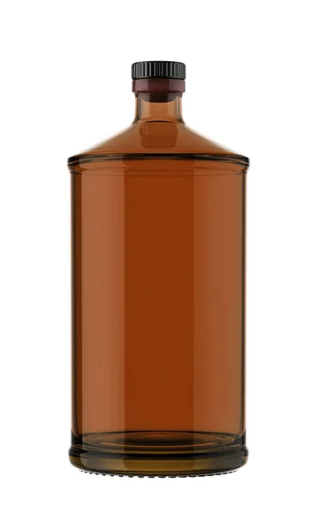 Ungewöhnliche Flasche für alkoholische Getränke — Stockfoto