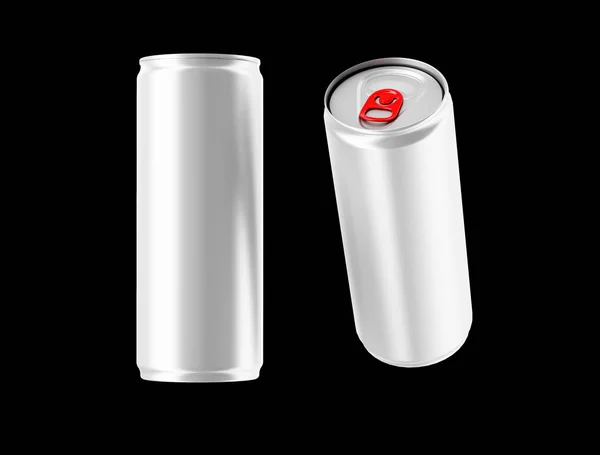 Boîtes en aluminium pour boisson — Photo