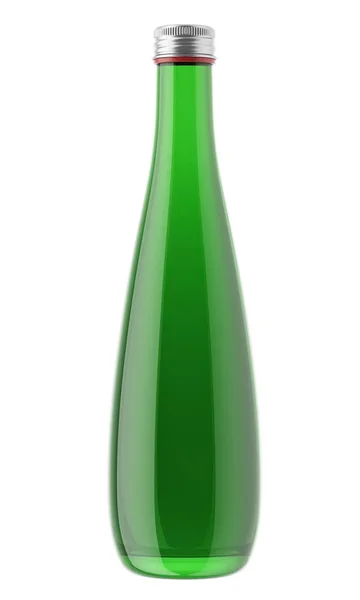 Zielone butelki w kształcie kropli — Zdjęcie stockowe
