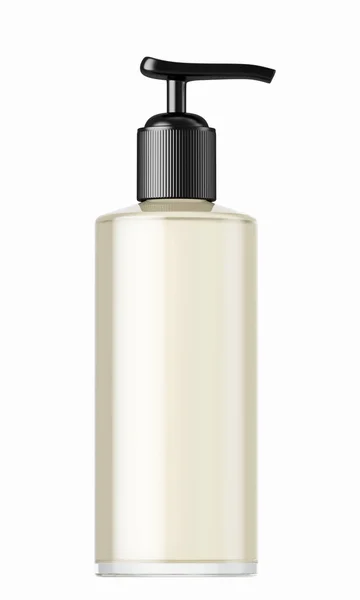 Dağıtıcı ile şeffaf kozmetik şişe