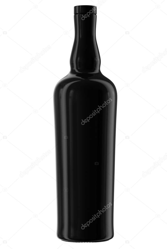 whiskey black bottle 