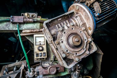 yakın mesafeden eski makine