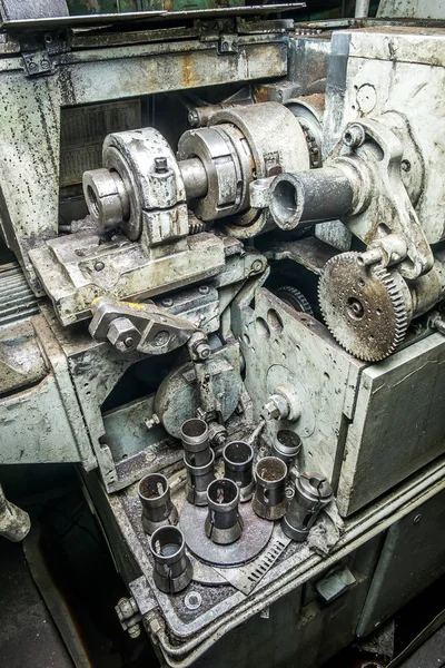 Zavřít podrobnosti o staré stroje — Stock fotografie