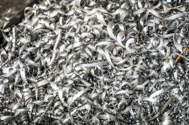 işten sonra yakın çekim metal talaşı