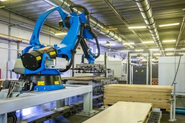 Otomatik bağımsız robot yükleyici üretim