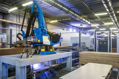 Otomatik bağımsız robot yükleyici üretim