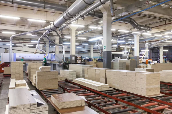 Furniture factory production line — Stock Photo, Image