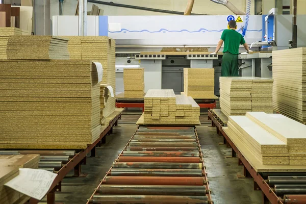 Meubels fabriek productielijn — Stockfoto