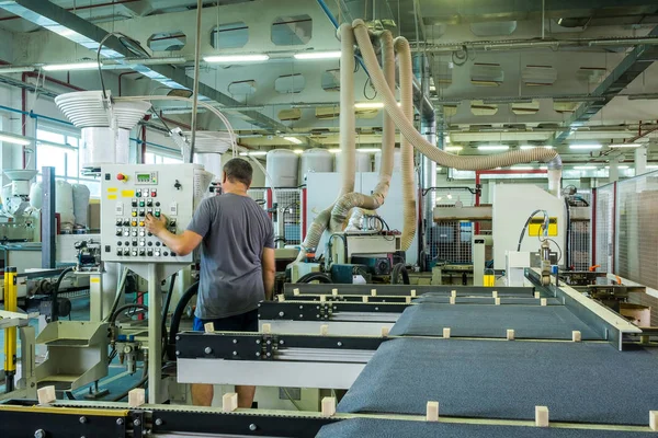 Workshop in the furniture factory