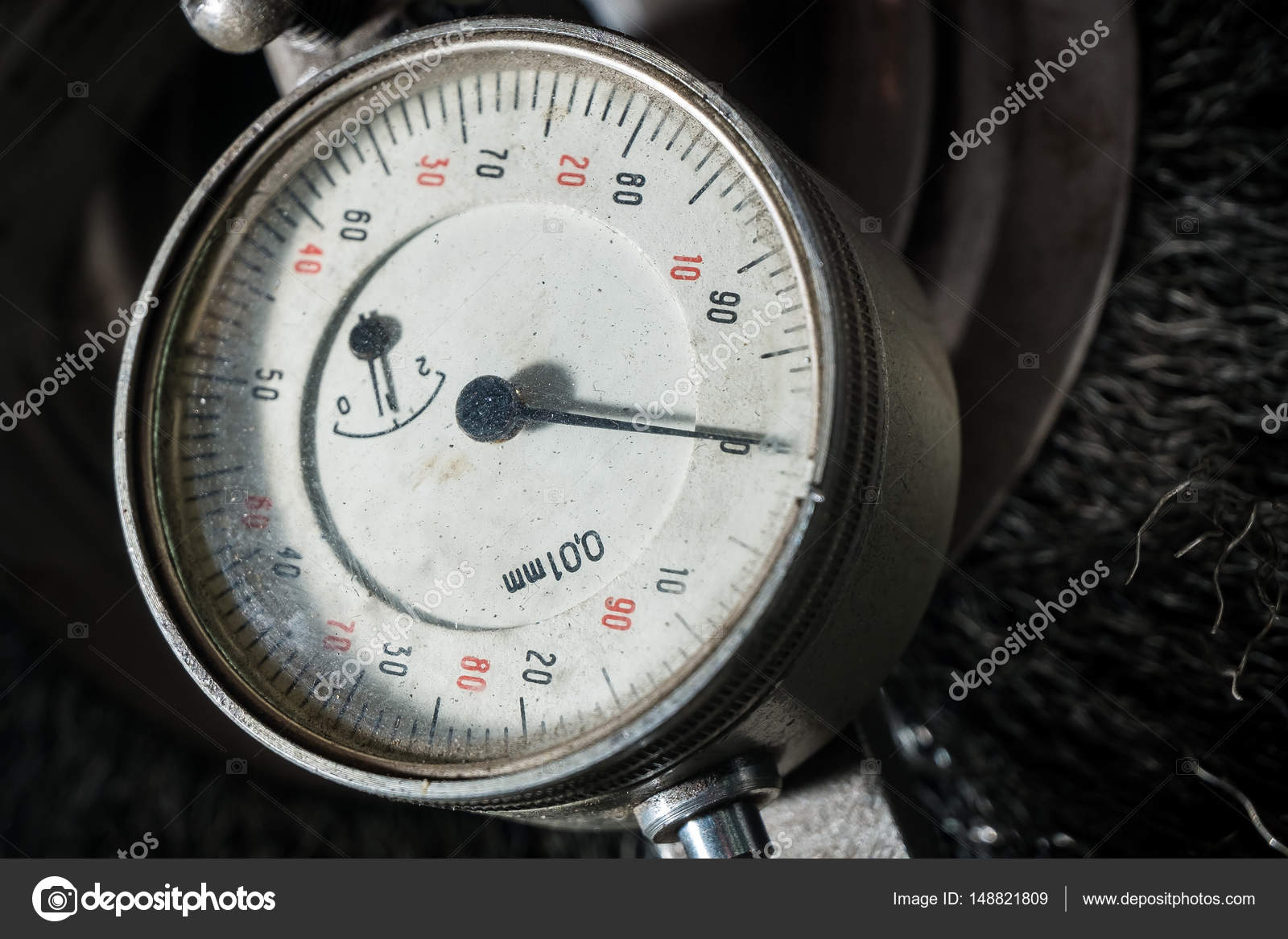 Bars pressure sensor on the machine Stock Photo by ©dobrovizcki 148821809