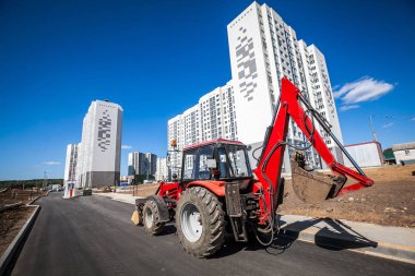 İnşaat alanında çalışma buldozer