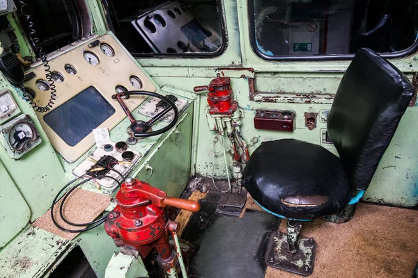 Interior de la cabina de un maquinista —  Fotos de Stock