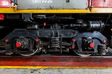 eski bir buharlı lokomotif