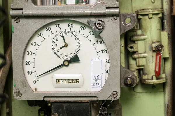 Bir tren operatörün taksi iç