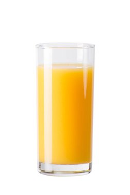 Bir bardak portakal suyu.