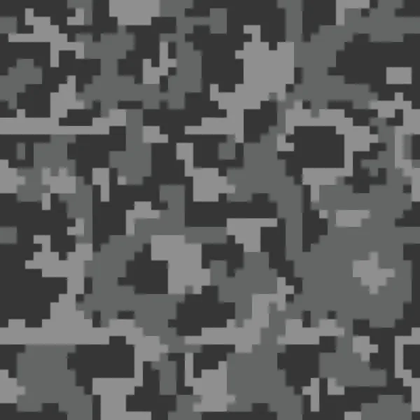 Digitale pixelgraue Camouflage nahtlose Muster für Ihr Design. Kleidung militärischen Stil. Vektorstruktur — Stockvektor