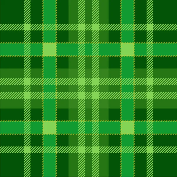 Plaid Tartan Seamless Pattern Background. Green traditional Scottish Ornament. Seamless Tartan Tiles. Trendy Vector Illustration for Wallpapers. — Stock Vector