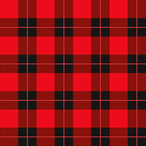 Деревянный клетчатый узор. Красный тартан бесшовный векторный фон. Альтернативные перекрывающиеся черные и цветные клетки. Шаблон для одежды
.