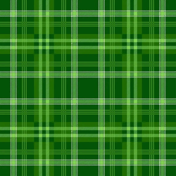 Plaid Tartan tło wzór. Zielony tradycyjny szkocki Ornament. Dachówka bezszwowe Tartan. Ilustracja wektorowa modne Tapety. — Wektor stockowy