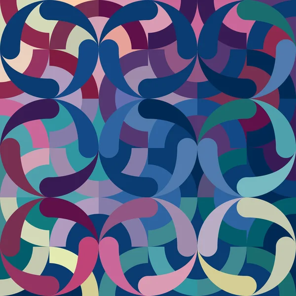 Soyut geometrik desen, kumaş veya web üzerinde baskı doldurur. Renkli arka plan, vektör.