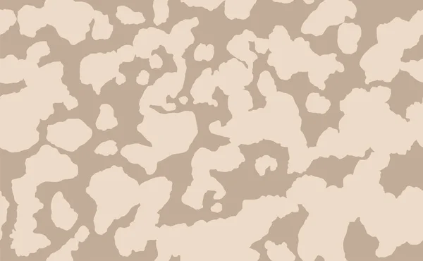 Абстрактный Векторный Военный Камуфляж Бесшовный Камуфляж Армейской Одежды Бежевая Коричневая — стоковый вектор