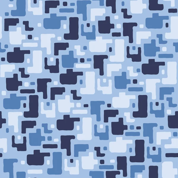 Fond Motif Camouflage Illustration Vectorielle Transparente Style Classique Vêtements Militaires — Image vectorielle