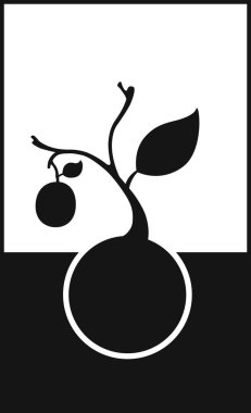 Infographic ağaç dikim. Fide bahçe bitki. Tohum toprağa Filiz. Filiz, bitki, ağaç büyüyen tarım simgeler. Beyaz arka plan üzerinde izole vektör çizim.