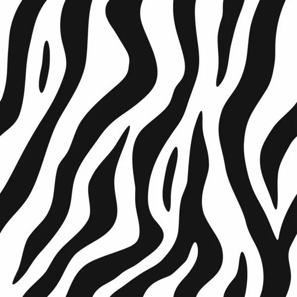 Padrão Zebra Textura Listras Elegantes Impressão Natural Animal Para Design — Vetor de Stock