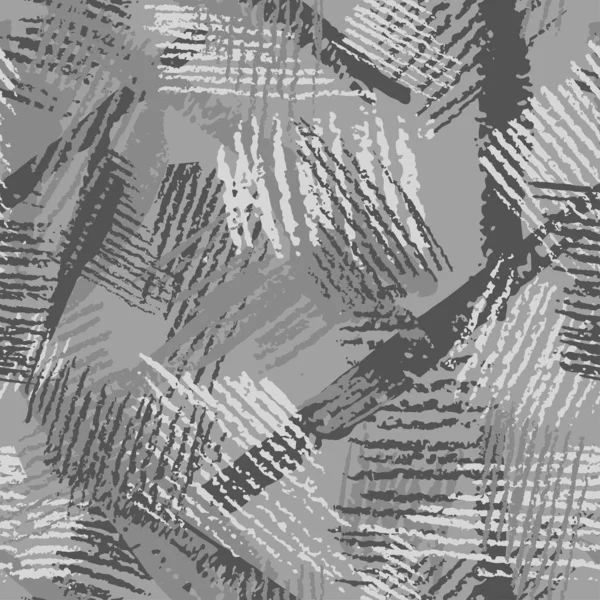 ハッチングカモフラージュ モダンなファッションデザイン 鉛筆画でカモフラージュ柄 白と薄灰色のベクトルの背景 — ストックベクタ