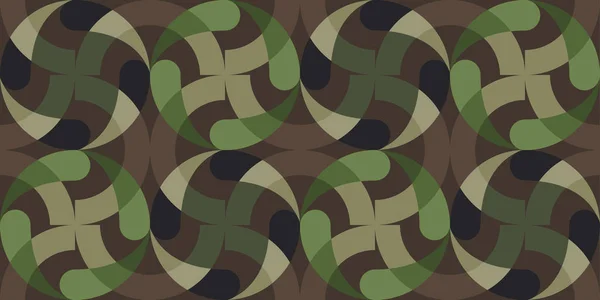 Geometrisk Prydnad Abstrakt Kamouflagemönster Dekorativ Textur För Omslag Papper Eller — Stock vektor