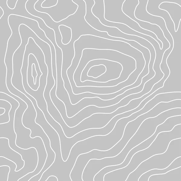 Topographic Map Lines Earth Relief Contour Seamless Background Geographic Grid — 스톡 벡터