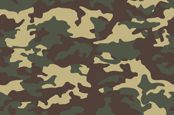 Fundo Padrão Camuflagem Sem Costura Verde Estilo Roupa Exército Floresta — Vetor de Stock