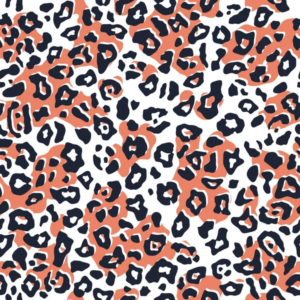 Estampado Leopardo Patrón Sin Costuras Piel Guepardo Leopardo Tejido Moda — Vector de stock