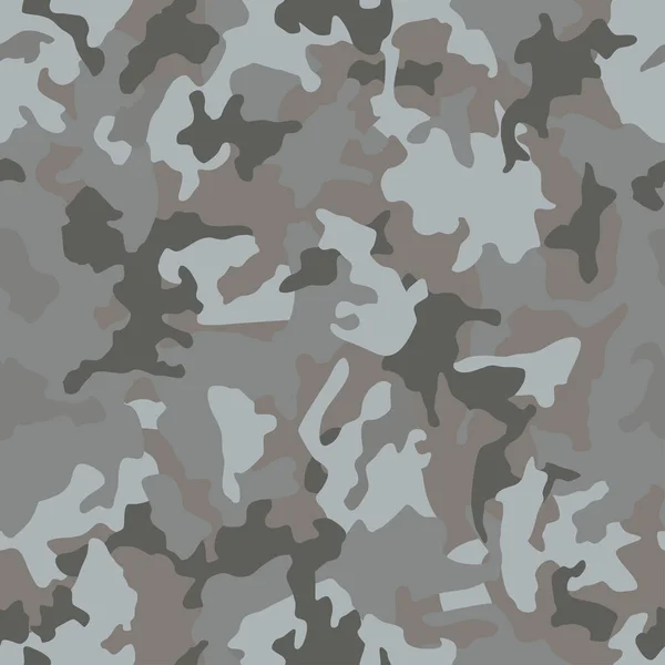 Camuflaje Sin Costuras Para Ejército Caza Otros Usos Textura Camuflada — Vector de stock