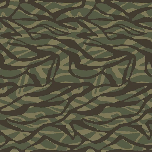 Tissu Camouflage Zèbre Élégant Pour Impression Rayures Abstraites Motif Camouflage — Image vectorielle