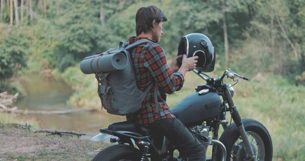 Camping en forêt — Photo