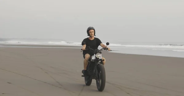 Motocykl plaży rowerowej — Zdjęcie stockowe