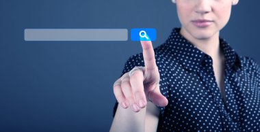 SEO - arama motoru optimizasyonu ve web arama kavramı