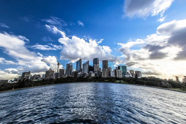 Sydney Harbour Panorama with Skyscrapers — Stock Photo, Image