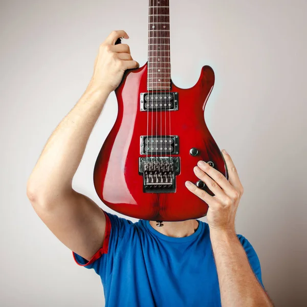 Elektrische gitaar speler — Stockfoto