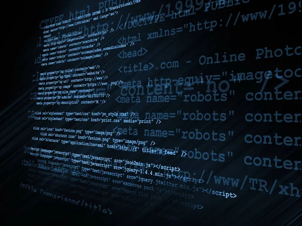 Source code technology background — Stock Photo, Image