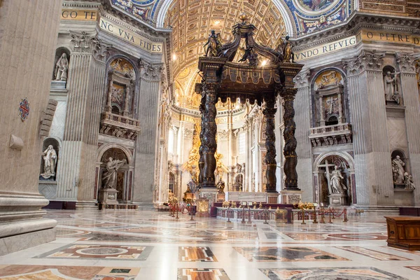 Basílica de São Pedro Cidade do Vaticano, Roma, Itália — Fotografia de Stock