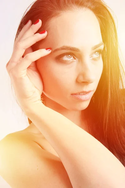 Young brunette portrait — Stock Photo, Image