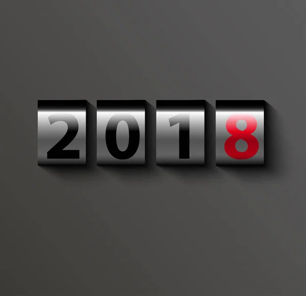 Frohes neues Jahr 2018 — Stockfoto