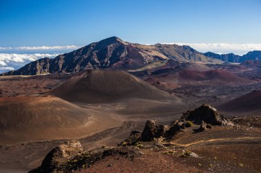Volkanik krater Haleakala Milli Park Maui, Hawaii Adası.
