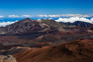 Volkanik krater Haleakala Milli Park Maui, Hawaii Adası.