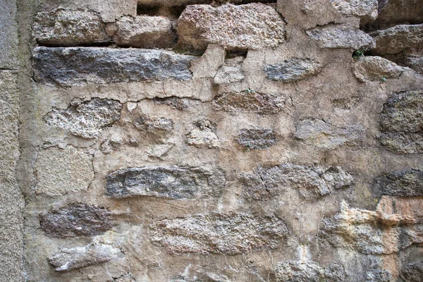 Diseño de estilo de color gris patrón de superficie de pared de piedra real —  Fotos de Stock