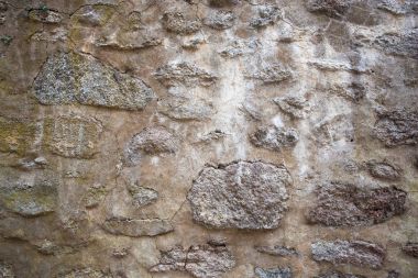 Gerçek taş duvar yüzey desen gri renk stil tasarım